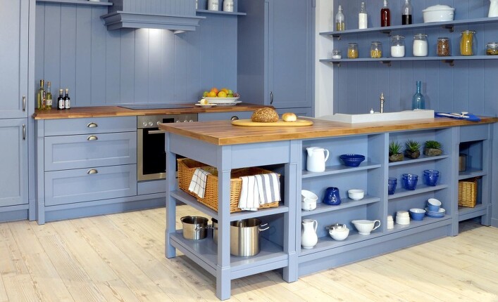 Landhausküche, lackierte Holzküche Landhausküche, lackierte Holzküche